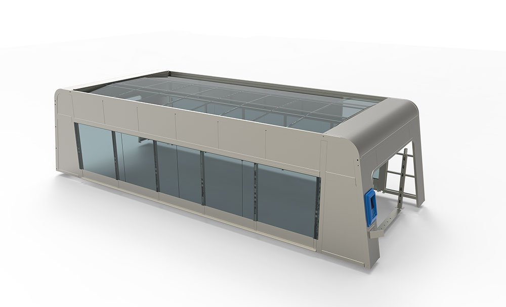 SHUIFU AUTOMAATTINEN PESUTUNNELI-TUNNELI-KULJETTAJA-AUTONPESUJÄRJESTELMÄ