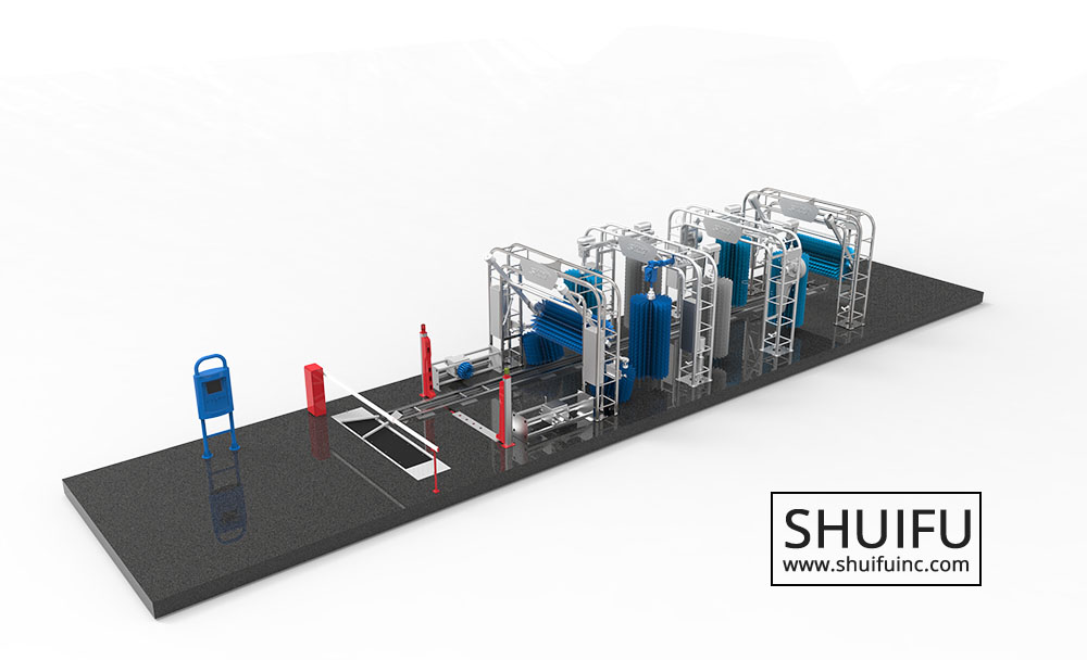 Túnel de lavado SHUIFU MÁQUINA DE LAVADO AUTOMÁTICO